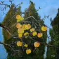 Äpfel, Acryl auf Leinwand, 2019, 50 x 50 cm